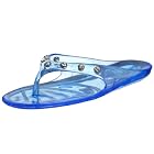 Amy Jo Gladstone Rhinestone Jelly Thong Sandal