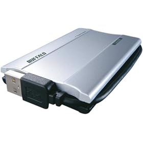 BUFFALO USB2.0�Ή��o�X�p���[�쓮 �V���R��HDD TurboUSB�@�\���� 16GB SHD-UH16G