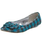 Miss Me Women's Muse-6 Patterned Fabric Flat