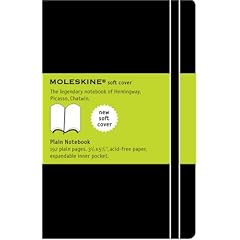 Moleskine Plain Notebook Soft Cover Pocket