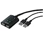 �o�b�t�@���[�R�N���T�v���C BUFFALO CPU�ؑ֊� �L�[�{�[�h�}�E�X�p USB BSKM201BK