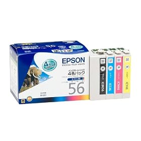 EPSON Colorio �����C���N�J�[�g���b�W 56�V���[�Y (�p�b�P�[�W�ʐ^ �]�E)