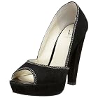Velvet Angels Women's Rhumba Room Peep Toe Pump
