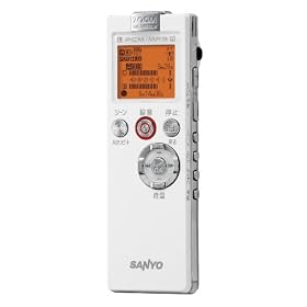 SANYO ���j�APCM���R�[�_�[(�z���C�g) [ICR-PS501RM(W)]