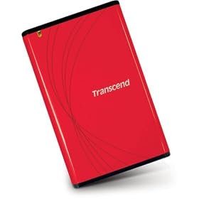 Transcend �|�[�^�u��HDD StoreJet 2.5 ATA �A���~�P�[�X Red TS0GSJ25R