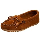 Minnetonka Women's Kilty Suede Moccasin