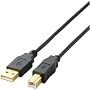 ELECOM USB2.0�P�[�u�� 5.0m �u���b�N USB2-50BK