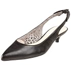 AK Anne Klein Women's Pipa2 Kitten Heel Slingback With Bow