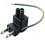 ELECOM ノートPC電源プラグ/3pin-2pin/垂直 T-PCAD32V