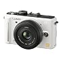 Panasonic �f�W�^�����J���� GF1 �����Y�L�b�g(20mm/F1.7�p���P�[�L�����Y�t��) �V�F���z���C�g DMC-GF1C-W