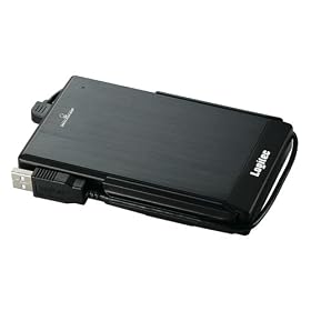 Logitec USB2.0 �A���~�{�f�B&�ϏՌ��|�[�^�u��HDD 160GB (�u���b�N) LHD-PBF160U2BK