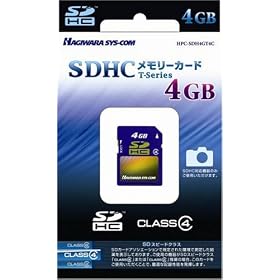 �n�M�����V�X�R�� SDHC�J�[�h 4GB CLASS4�Ή� T�V���[�Y HPC-SDH4GT4C