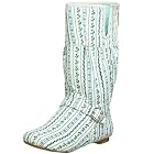 Sugar Women's Woodstock Boot Flower Stripe Mid-Calf Boot