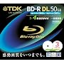 TDK �^��p�u���[���C�f�B�X�N 50GB BD-R(1��^��p) 4X �z���C�g���C�h�v�����^�u�� 10mm�P�[�X 3���p�b�N BRV50PWB3S