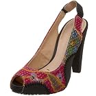 Terra Plana Women's Dida Sling Back Peep,Quilt Multi,41 EU (US Women's 11 M)