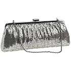 Whiting & Davis Contemporary Shirring Clutch