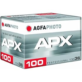 【クリックで詳細表示】AGFA APX 35mm モノクロ ネガフィルム 36枚撮り ISO100-superheadz