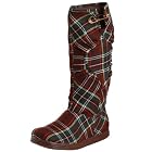 Sugar Pin Party Tartan Plaid Boot