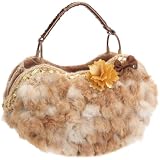 [カシュカシュ] cachecache アクリルウールラビットラウントﾞ型カゴバッグ