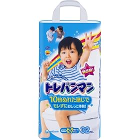 【クリックで詳細表示】トレパンマン 男の子用 ビッグ 32枚