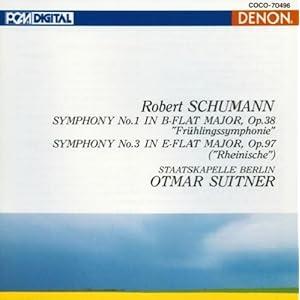 【クリックで詳細表示】シューマン：交響曲第1番＆第3番 [Limited Edition]