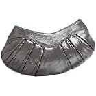 HOBO INTERNATIONAL Goldy Pleated Patent Leather Clutch