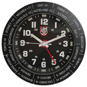 LUMINOX (���~�m�b�N�X) �A���[���@�\�t�� �u�����v �N���b�N���[���h CLOCK WORLD-BLK
