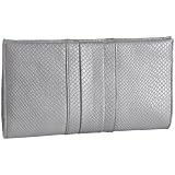 Calvin Klein Pearlized Snake-Print Clutch
