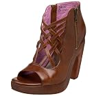 Gee WaWa Women's Dancer Woven Open Toe Bootie