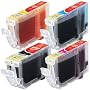 G&G CANON BCI-3E 4MP�݊� (�u���b�N�E�C�G���[�E�}�[���^�E�V�A��) NIC-3E4PACK