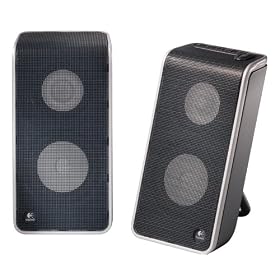 Logicool USB�ڑ��|�[�^�u���X�s�[�J�[ V20 Notebook Speakers V-20