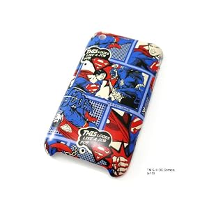 レイアウト iPhone 3GS/3Gシリーズ用スーパーマンシェルジャケット/スーパーマン RT-WP2C/SM