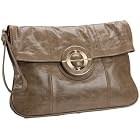 Rampage Glazed Leather Oversized Clutch