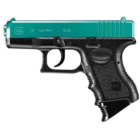 【クリックで詳細表示】No6 グロック26 (グリーン) (7歳以上ニュー銀ダンエアガン)