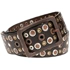 Leather Island Mega pounded nailhead Belt