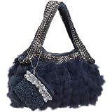 [カシュカシュ] cachecache ラビットファーニットバッグ