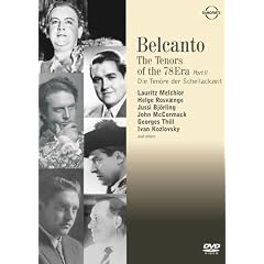 Belcanto: The Tenors of the 78 Era 2 [DVD] [Import]
