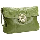 Rampage Glazed Leather Oversized Clutch