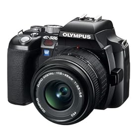 OLYMPUS �f�W�^����჌�t�J���� E-500 �o�����[�L�b�g �u���b�N 17.5-45mm�����Y��