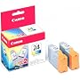 Canon �C���N�^���N BCI-24Color 3�F�J��- (2�p�b�N)
