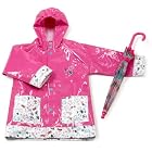 Western Chief Toddler/Little Kid Homeroom Rain Jacket/Umbrella Set