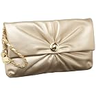 Melie Bianco Pleated Clutch
