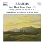 Brahms: Four Hand Piano Music, Vol. 10