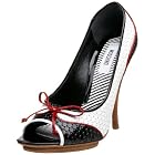 Moschino Women's Frak Peeptoe Pump
