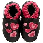 Robeez Infant/Toddler Funky Hearts Soft Sole Crib Shoe