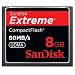SanDisk Extreme CF �R���p�N�g�t���b�V�� 8GB 60MB/Sec. SDCFX-008G-J61