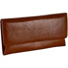 HOBO INTERNATIONAL Esme Florence Leather Wallet,Cognac,one size