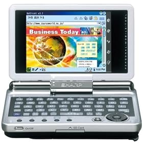 SHARP �p�[�\�i�����o�C���c�[�� Zaurus SL-C3200