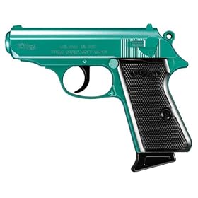 【クリックで詳細表示】No3 ポリスピストルSS (グリーン) (7歳以上ニュー銀ダンエアガン)