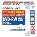 Victor �f���pDVD-RW CPRM�Ή� 2�{�� 120�� 4.7GB �z���C�g�v�����^�u�� 10�� VD-W120PV10